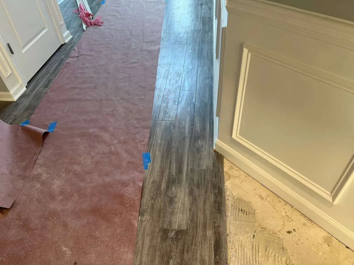 Completed marble shower restoration in North Kensington